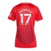 Manchester United Alejandro Garnacho #17 Hjemmedrakt Dame 2024-25 Kortermet